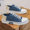 Men Casual Canvas Tooling Walking Sneakers Plus Size White 0
