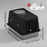 Enclosed Stainless Steel Litter System 6