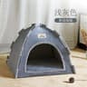 SemiEnclosed Canvas Pet Tent  Cave Bed 10
