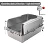 TitanShield HighSide Stainless Steel Basin 8