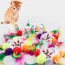 Cute Mini Fleece False Mouse Cat Toys 6