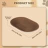 Oval Lounge Nest Corrugated Cat Scratcher 6