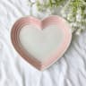 Gradient HeartShaped Ceramic Pet Bowl 6