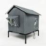 Elevated Outdoor Insulated Stray Cat Shelter 8