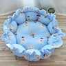 Plush Nesting Donut Pet Bed  Cushion Basket 12