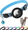 Integrated AirTag Reflective Breakaway Safety Cat Collar 7