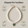 Exquisite Simulated Pearl Adjustable Cat Collar Necklace 11