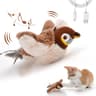TouchActivated Rechargeable Flapping Bird Interactive Cat Toy 7