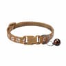 Adjustable Cartoon Paw Print Pet Collar With Safety Bell 11