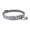 Adjustable Cartoon Paw Print Pet Collar With Safety Bell 13
