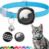 Reflective AirTag Breakaway Cat Collar With Bell 11