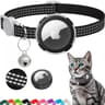 Reflective AirTag Breakaway Cat Collar With Bell 12