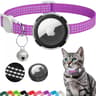 Reflective AirTag Breakaway Cat Collar With Bell 14