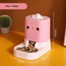 Cute CatShaped Automatic Gravity Pet Feeder  Waterer 10