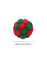 Colorful Handmade Elastic Bell Ball Interactive Cat Toy 6
