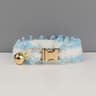Personalized Lace Cat Collar With Custom Name Plate And Bell 9