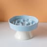 Elevated Ceramic Slow Feeder Cat Bowl With Neck Protection 9
