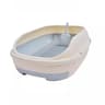 SemiClosed Grid Drawer DoubleLayer Cat Litter Pan Extra Large SplashProof Basin For Pine Litter 7