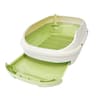SemiClosed Grid Drawer DoubleLayer Cat Litter Pan Extra Large SplashProof Basin For Pine Litter 8