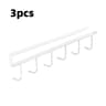 UnderCabinet 6Hook Coffee Cup Mug Holder  SlideOn Kitchen Storage Rack  Hanger 11