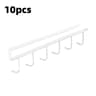 UnderCabinet 6Hook Coffee Cup Mug Holder  SlideOn Kitchen Storage Rack  Hanger 13