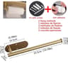 Adhesive Kitchen Paper Towel Holder  UnderCabinet Wall Mount Toilet Roll Tissue Hanger 7