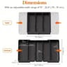 Expandable Adjustable Large Plastic Kitchen Utensil Organizer  Customizable Cutlery Holder  Tray 9