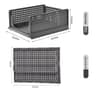 Stackable Wardrobe Storage Baskets  Multifunctional Foldable Closet Organizer Rack 7