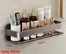WallMounted MultiFunctional Bathroom  Kitchen Storage Shelf 9
