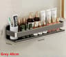 WallMounted MultiFunctional Bathroom  Kitchen Storage Shelf 10