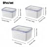 9Piece Fruit Storage Containers For Fridge With Removable Colander Set 7