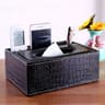Multifunctional Tissue Box With Stationery Remote Control Organizer 17
