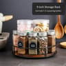 Kitchen 360Degree Rotating Storage Rack  Lazy Susan Wooden Tray Organizer 8