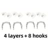 WallMounted MultiLayer Towel  Wine Display Rack  PunchFree Wall Organizer Decor 7