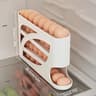 Automatic Rolling Egg Holder For Refrigerator  SpaceSaving Large Capacity Dispenser Rack 6
