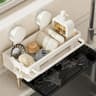 Suction Cup WallMounted Storage Shelf  PunchFree SpaceSaving Kitchen  Bathroom Organizer 9