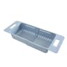 Adjustable Sink OvertheSink Drain Basket  Expandable Plastic Dish Drainer  Fruit Vegetable Washing  7