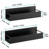 Refrigerator Magnetic Side Storage Rack  HeavyDuty Hanging Shelf  Spice Organizer Basket For Kitche 8
