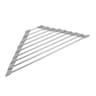 Triangle RollUp Dish Drying Rack For Sink Corner  Foldable Stainless Steel Corner Caddy Sponge Shel 7