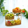 Countertop Metal Wire Fruit Basket  SpaceSaving Serving Stand 10
