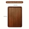 Wooden Sofa Armrest Tray And Rectangular End Table Serving Stand 6