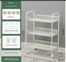 5Tier MultiPurpose Mobile Rolling Trolley Storage Rack 15