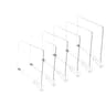 Transparent Closet Shelf Divider And Wardrobe Organizer Baffle Set 7