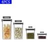 Thick Sealed Storage Tank  Transparent Square Kitchen Grain Container 18