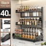 3Tier Adjustable Spice Storage Rack  HeavyDuty Countertop Metal Shelf 7