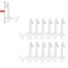 Clear Acrylic Display Easels  MultiPurpose Tabletop Plate Holder Stands 6