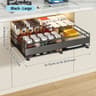 Kitchen Cabinet Retractable PullOut Storage Drawer Rack 9