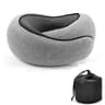 Travel Neck Pillow Memory Foam U Shaped Snail Style Adjustable Support Pillow 8