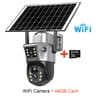 4G WiFi Solar Camera Dual Lens Outdoor 8MP 4K Battery IP Camera With Night Vision And Motion Detect 11