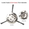 Universal Steel Wire Weed Brush Head 6 Inch Grass Trimmer Head For Lawn Mowers And Rust Removal 6